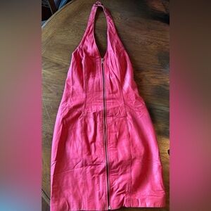 Wilson’s Leather Halter dress